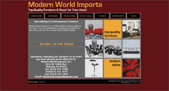 Desktop Screenshot of modernworldimports.com